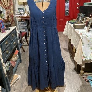 NWOT Time & Tru soft canvas dress. XL.